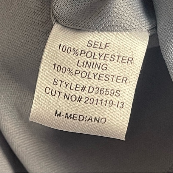 Light Blue Backless Ruched Dress - Picture 4 of 4